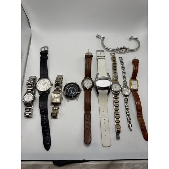 Anne Klein Women Watch Lot Of 10 Need Batteries Not Working